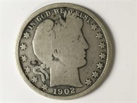 1902 Barber Half Dollar  G