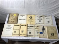 Oliver Assorted Parts Catalog & Parts Manuals