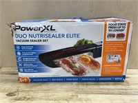 Power xl duo nutrisealer elite- open box