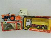 Dinky Foden Tipping Lorry & Kubota Tractor w/