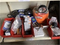 CONTENTS OF SHELF (AIR HOSES,BELTS,ASSORTED