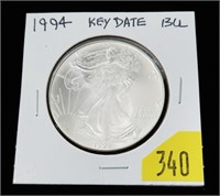 1994 American Silver Eagle, BU