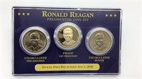 Ronald Reagan Presidential Dollar Coin Set
