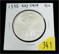 1995  American Silver Eagle, BU