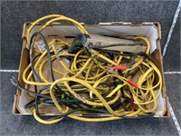 Extension Chord and Jumper Cable Bundle