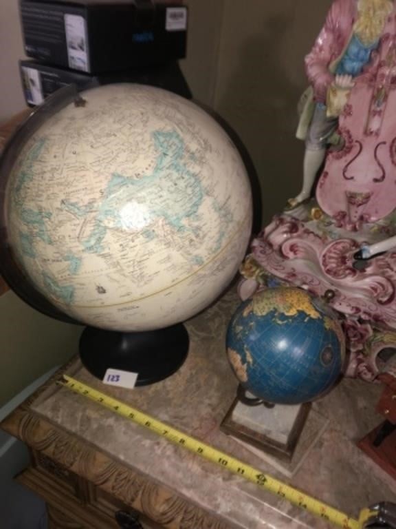 2 World Globes
