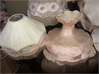 (2) Silk Lamp Shades