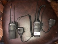 (2) Motorola 2 Way Radios