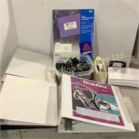 Office Supplies: Envelopes, Hole Punch, Binders,