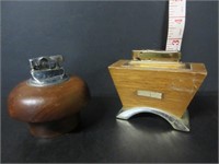 PAIR OF MIDCENTURY TABLE LIGHTERS