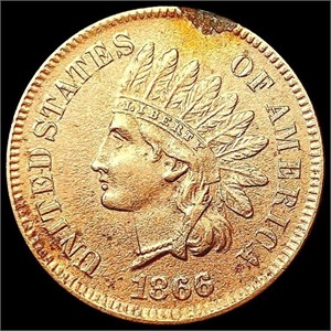 1866 Indian Head Cent HIGH GRADE