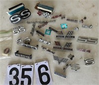 Flat of Chevy Emblems