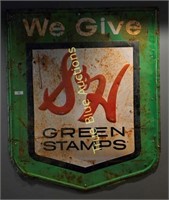 Vintage S&H Green Stamps Sign