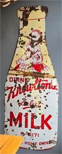 Vintage Knowltons Milk Sign