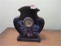 hand painted porclien mantel clock