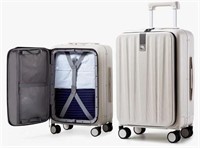 $160 Hanke Luggage Hardside Suitcase with Wheels