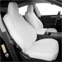$220  EDIETH White Organosilicon Car Seat Covers f