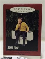 NIB Hallmark Star Trek CPT James Kirk Ornament