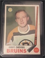 1969 Topps #22 Gerry Cheevers Hockey Card