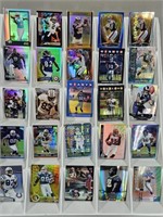 Lot of 25 Football Chrome REFRACTOR Cards