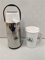 Pioneer Seeds Coffee Pot & Insulated Mug