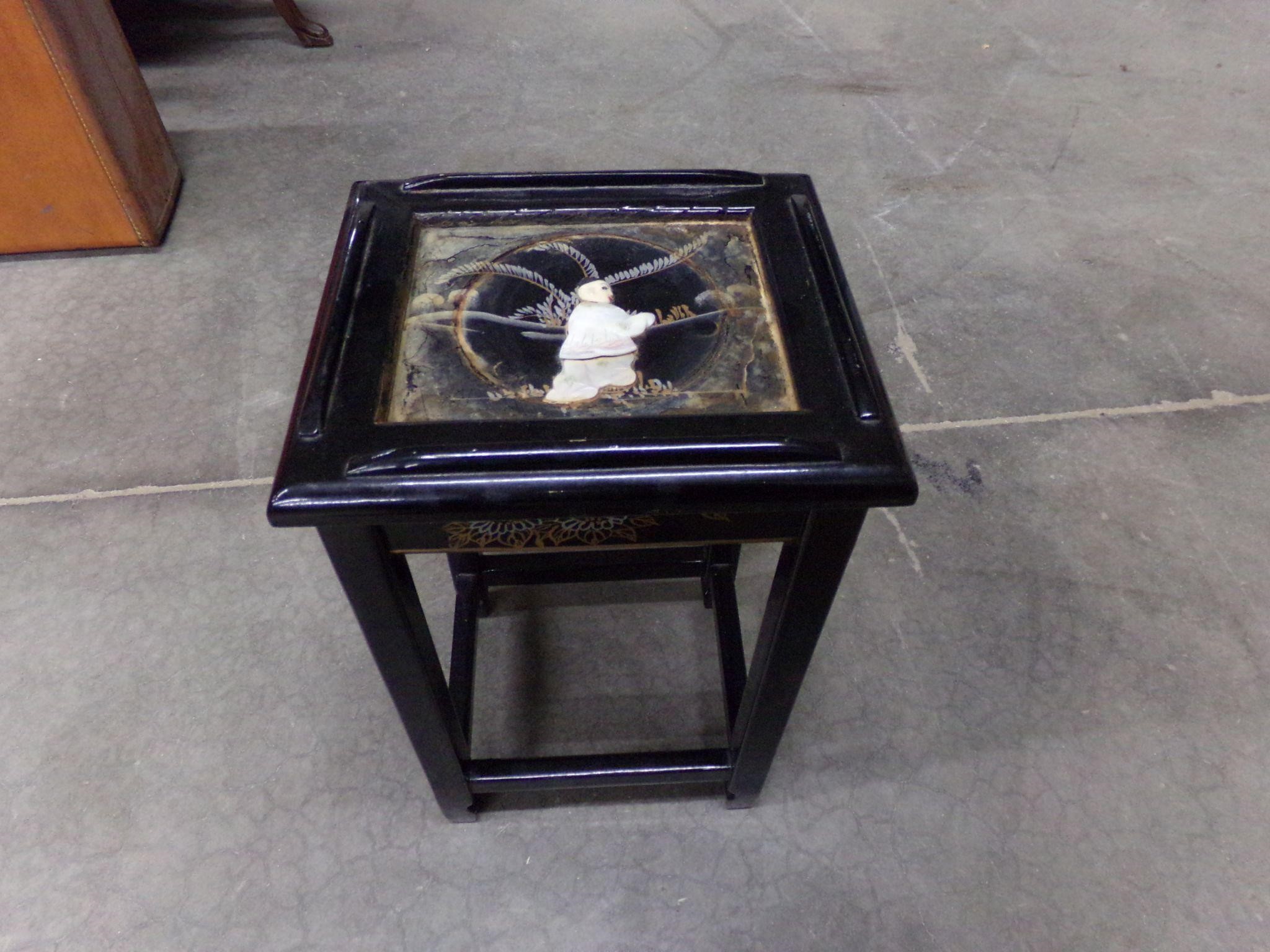 small Oriental side table