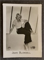 JOAN BLONDELL: Scarce ORAMI Tobacco Card (1931)