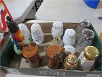 COLLECTION OF SALT/PEPPER SHAKERS