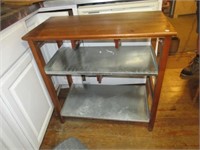 Kitchen side table. Measures: 32 1/2" H x 31 1/2"