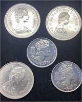 1980s Canadian coins