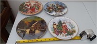 Collectable Avon plates with hangers