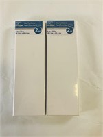 2 packs of 2pcs 4x12 blank canvases