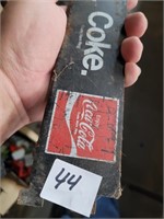 metal coke sign