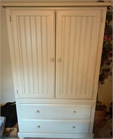 2 Drawer Cabinet Armoire 41" x 18.5" x 64"H