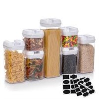 Cheer Collection Airtight Containers  Set of 7