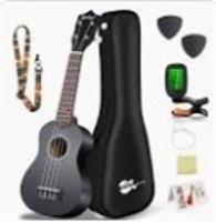 Everjoys Soprano Ukulele Beginner Pack-21 Inch