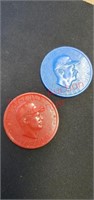 1959 Armour baseball coins tokens- Bob Turley -