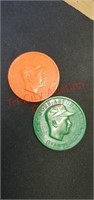 1959 Armour baseball coins tokens - John