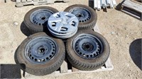 (4) 185/65R15 Michelin Tires w/ Rims