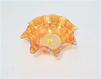 9" fluted carnival dish