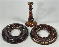 Early Bennington Pair of 9"Oval Picture Frames