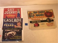 Vintage Crate Labels