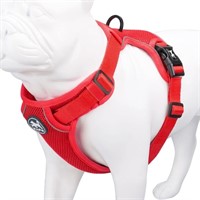 WF343  PoyPet Reflective Dog Harness Red M