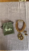 Treksa Necklace, Earrings & Bracelet