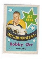 BOBBY ORR 1969-70 OPC HOCKEY ALL STAR #212