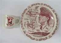 1942 Mac Arthur Plate with 70th Division Army