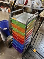 ROLLING UTILITY / PAPER OFFICE CART