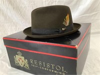 Resistol size 7 self conforming beaver hat