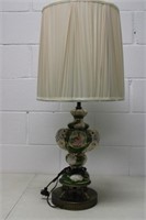 Vintage Capodimonte Table Lamp, Made in Italy 32H