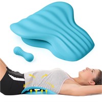RESTCLOUD Back Stretcher for Pain Relief  Blue